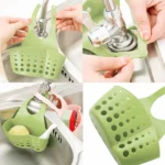 Portable Kitchen Hanging Drain Basket – Multi-Purpose Sink Holder Martvaly