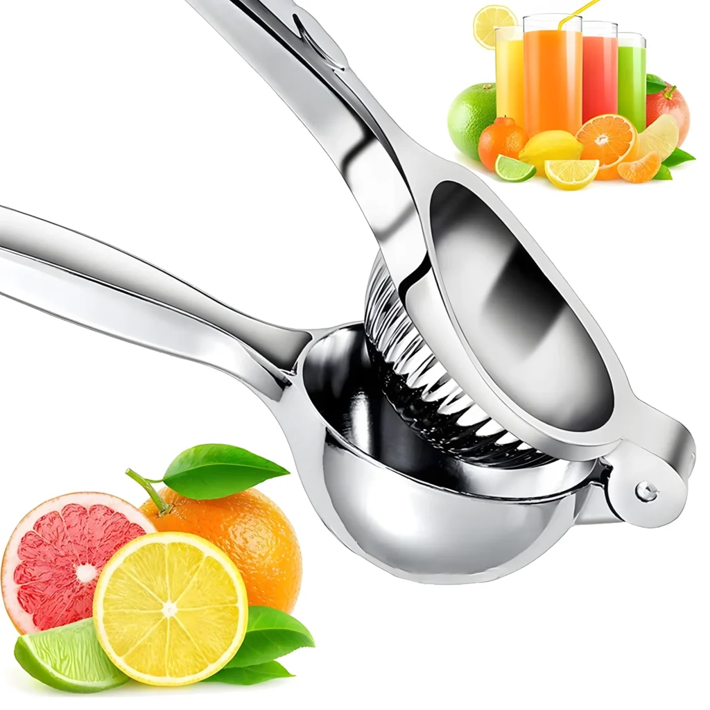 Squeeze Lemon & Citrus Juicer - Durable Stainless Steel Manual Press