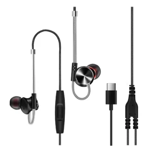 QKZ DM10 Type C Zinc Alloy Metal Earphone